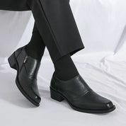 Edward - Comfortable Leather Shoes Black