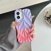 Cascade Gradient Case – 3D Ombre iPhone Cover Light Purple Phone Case