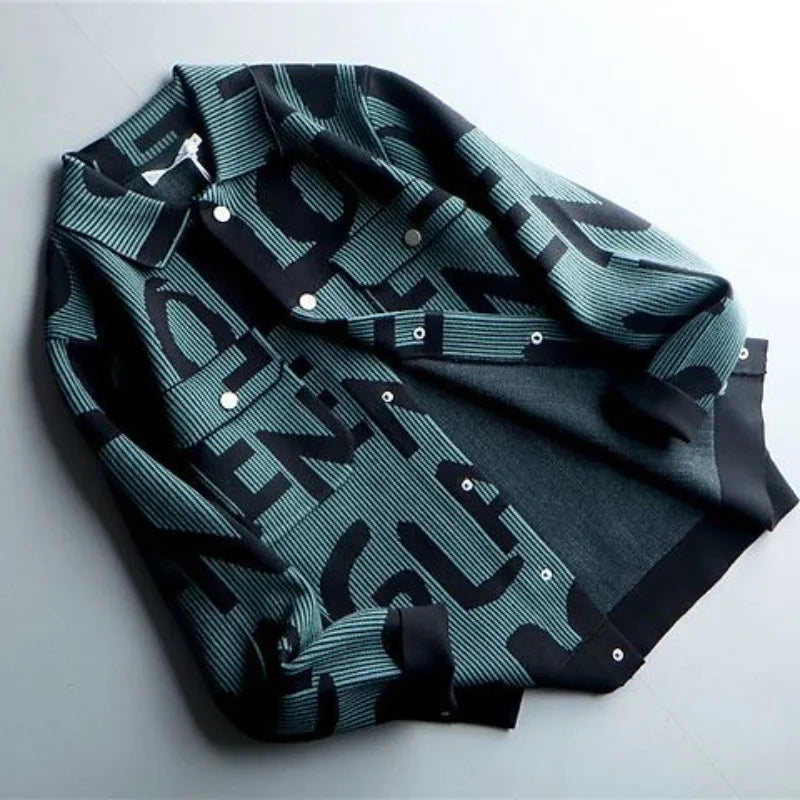 Azure Vintage Knitted Jacket Cardigans