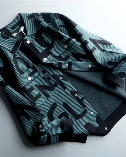 Azure Vintage Knitted Jacket