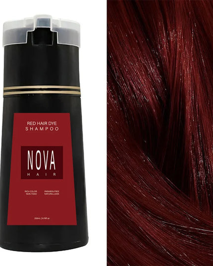 NovaHair Instant Dye Shampoo Red (200ml) beauty