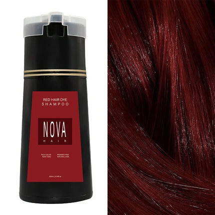 NovaHair Instant Dye Shampoo Red (200ml) beauty