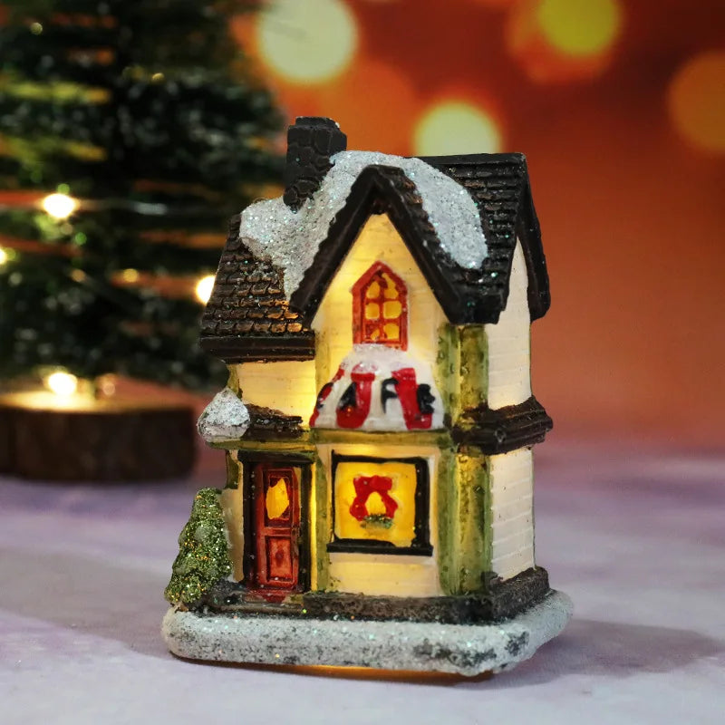 Illuminated Christmas House Décor Light 1 piece With AG battery Accessories
