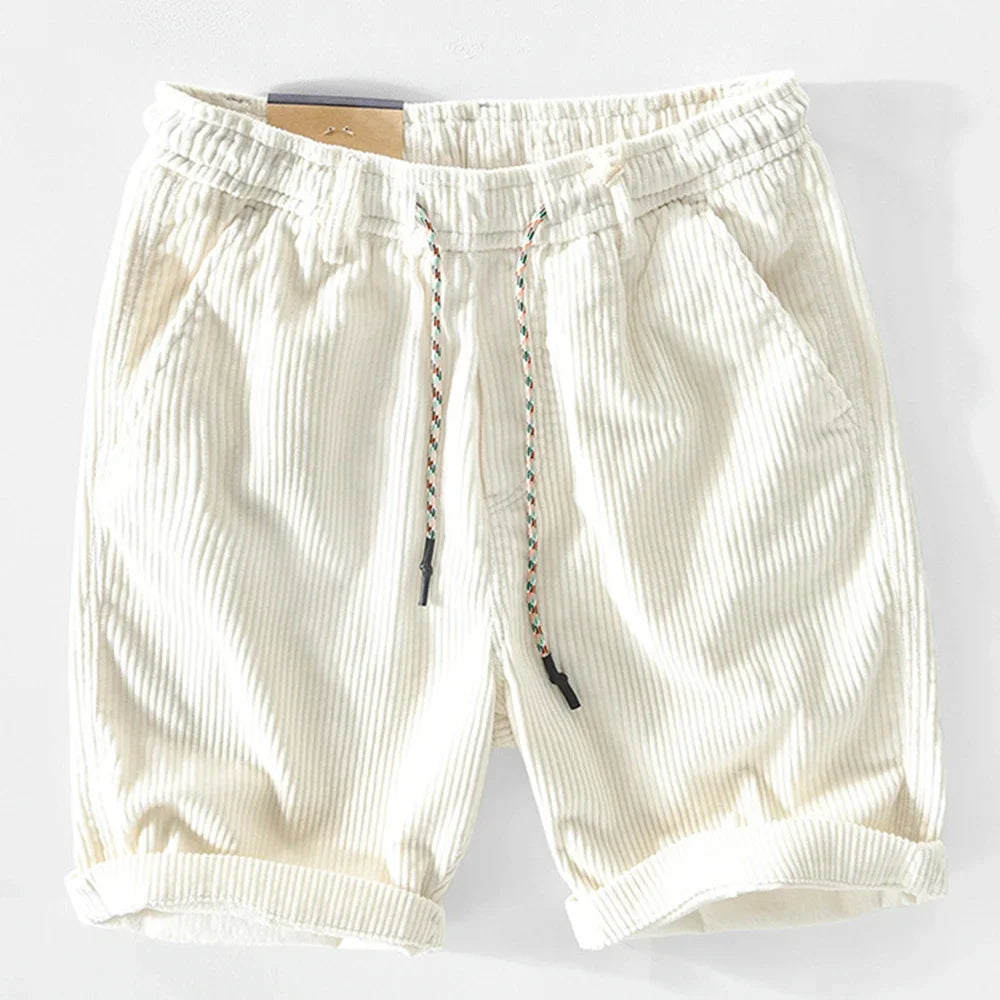 Asher™ | Light Breeze Summer Shorts White