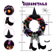 Spooky Witch Halloween Wreath Halloween Decorations