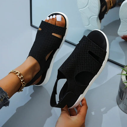 Ellery™ | Open Toe Orthopedic Sandals Black Shoes & Sandals