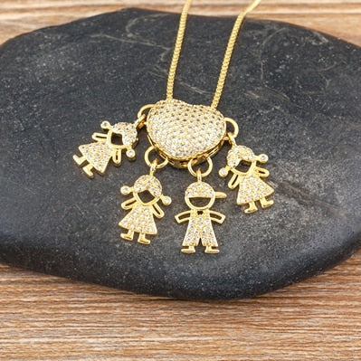 Everlasting Love Necklace 3 Girls+1 Boy Jewellery Collection