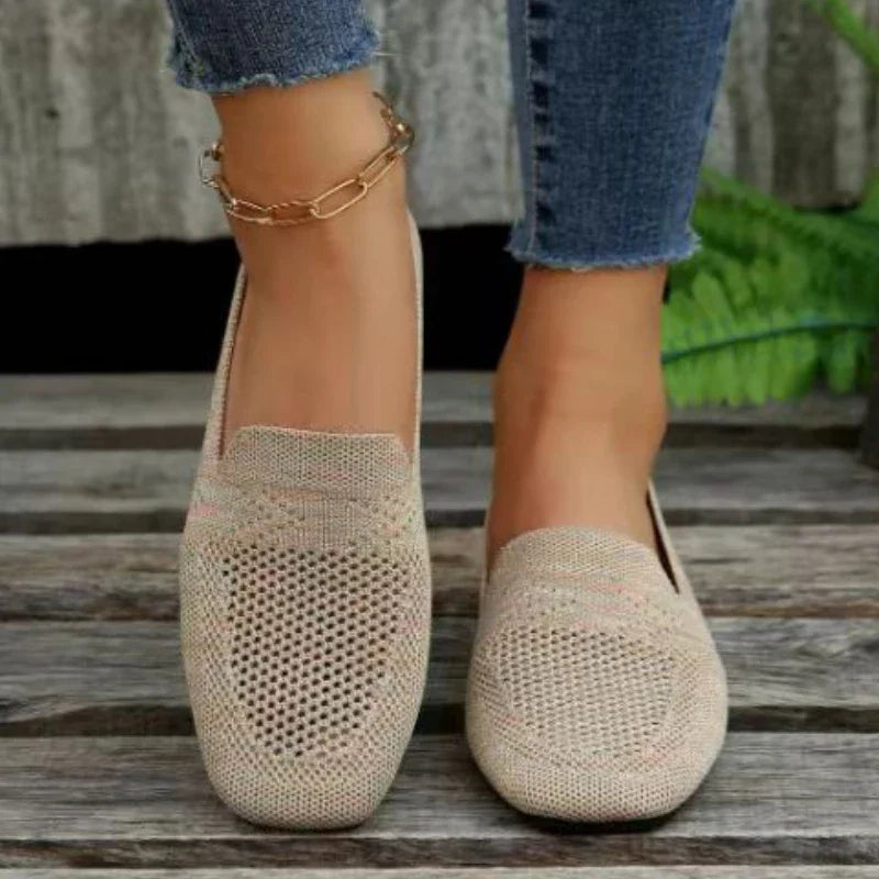 Sadie™ | Cool Moccasin Orthopedic Shoes Creamy white Shoes & Sandals