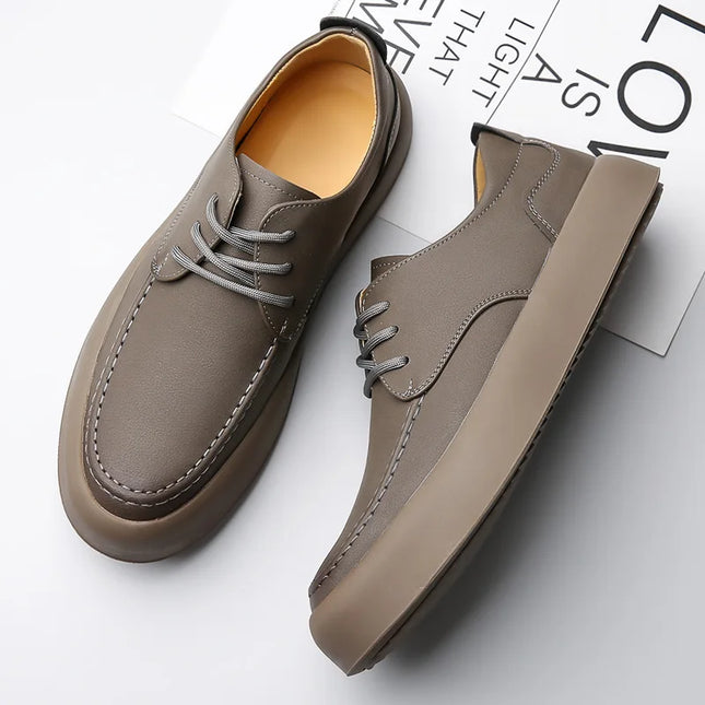 Sahara Leather Sneakers Grey
