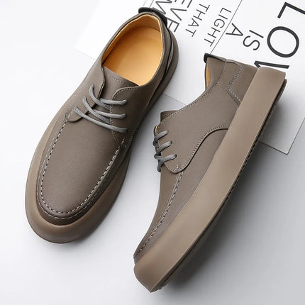 Sahara Leather Sneakers Grey