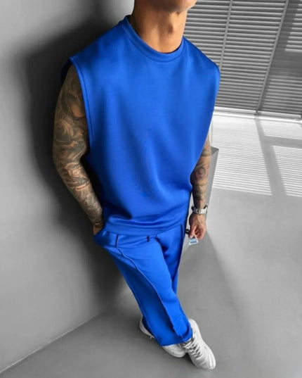Two‑Piece Bamboo Lounge Set Men Set