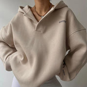 Senna | Modern Crewneck Sweater Beige