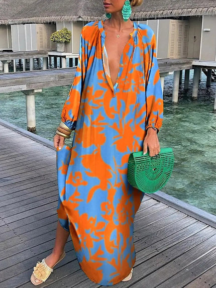 Nerys | Maxi dress Orange Dresses
