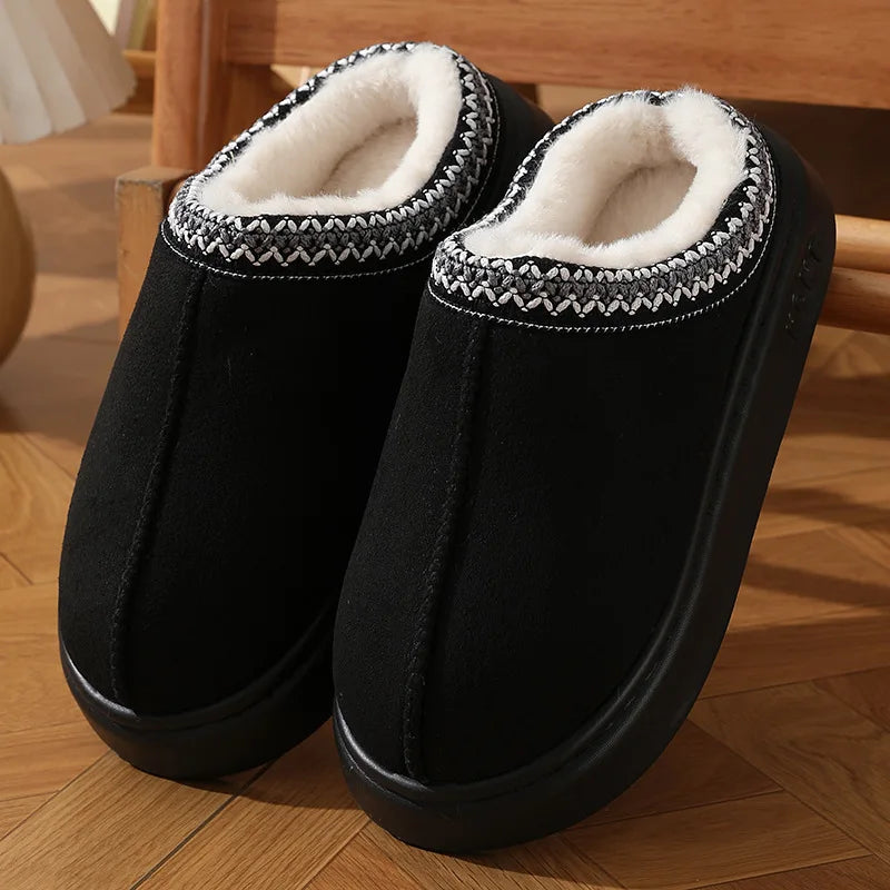 Avery Cozy Ugg Slippers Black Slippers
