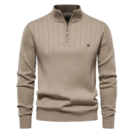 Nash™ | High Quality Comfort Pullover Sweater Khaki Sweaters