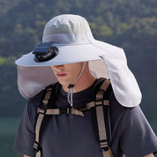 Solar-Powered Cooling Fan Hat Hats