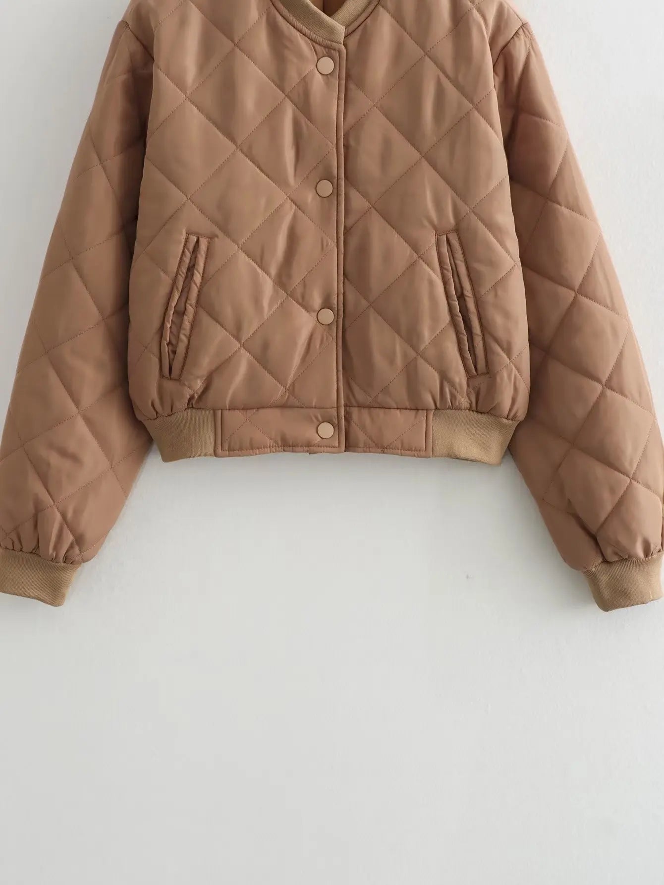 Women's Quilted Bomber Jacket Jacket