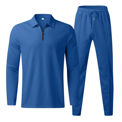 Lewis | Waffle Tracksuit Blue Clothes