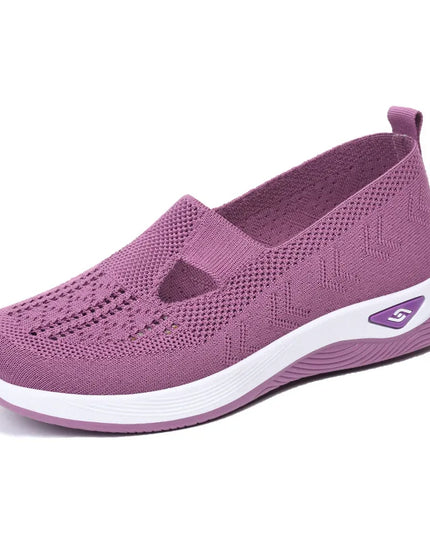 Maya™ - Breathable Knit Sneakers Purple Sandals