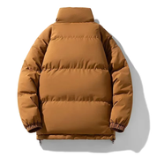 Collared Puffer Jacket Men's Clothing