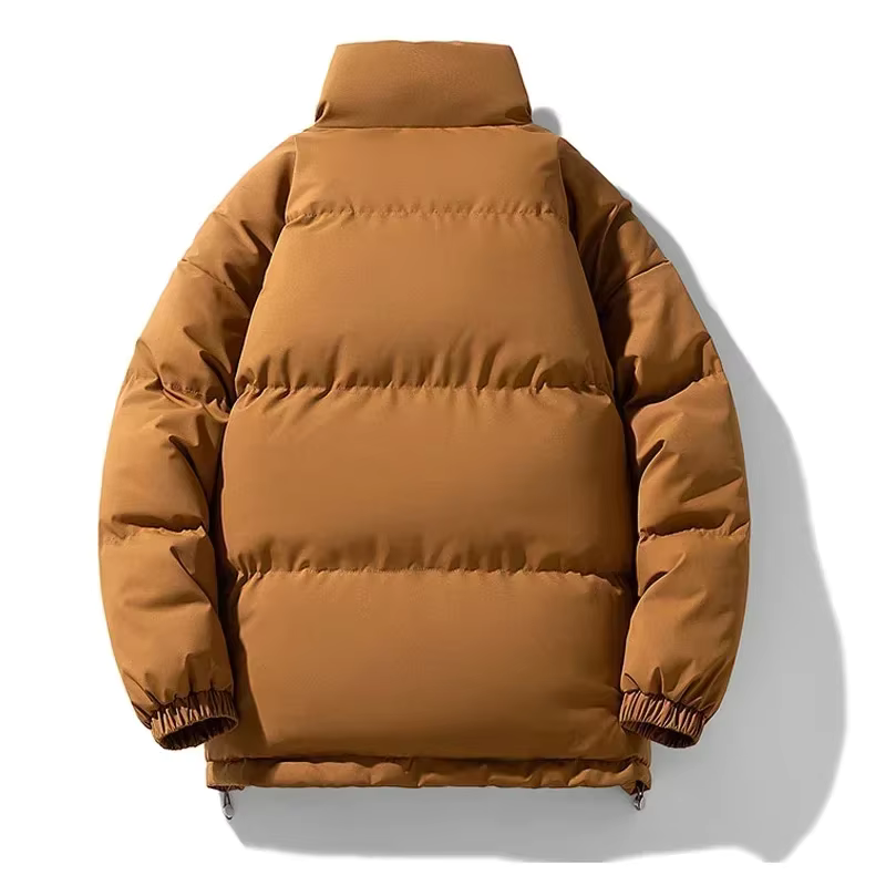 Collared Puffer Jacket Men's Clothing