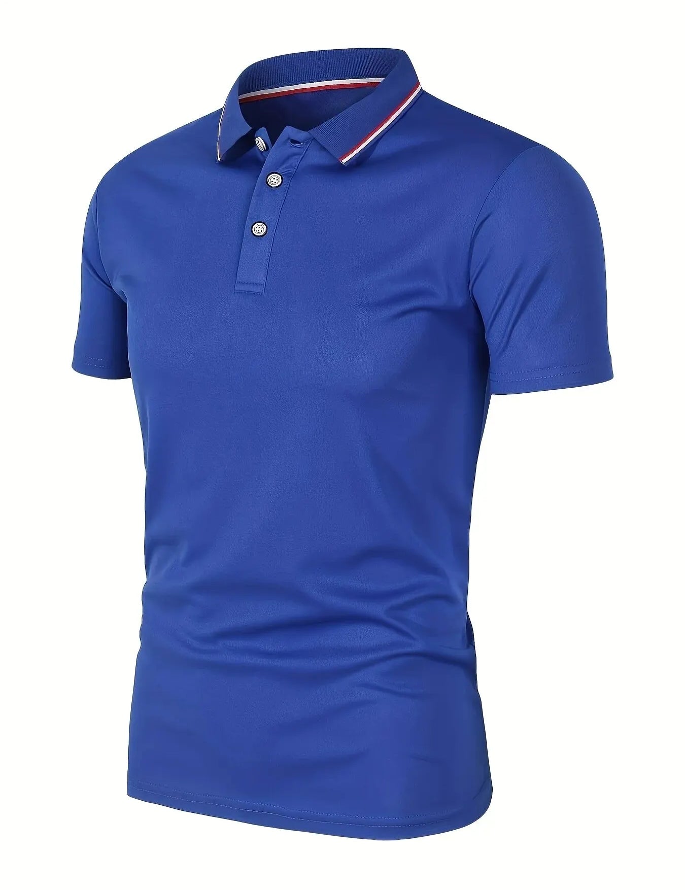 Premium Men’s Breathable Cotton Polo T-Shirt Blue T Shirts