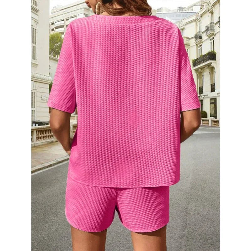 Evanna™ | Soft Textured Knit Matching Set Two piece set