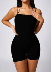 Women's Open Back Athletic Jumpsuit Jumpsuit