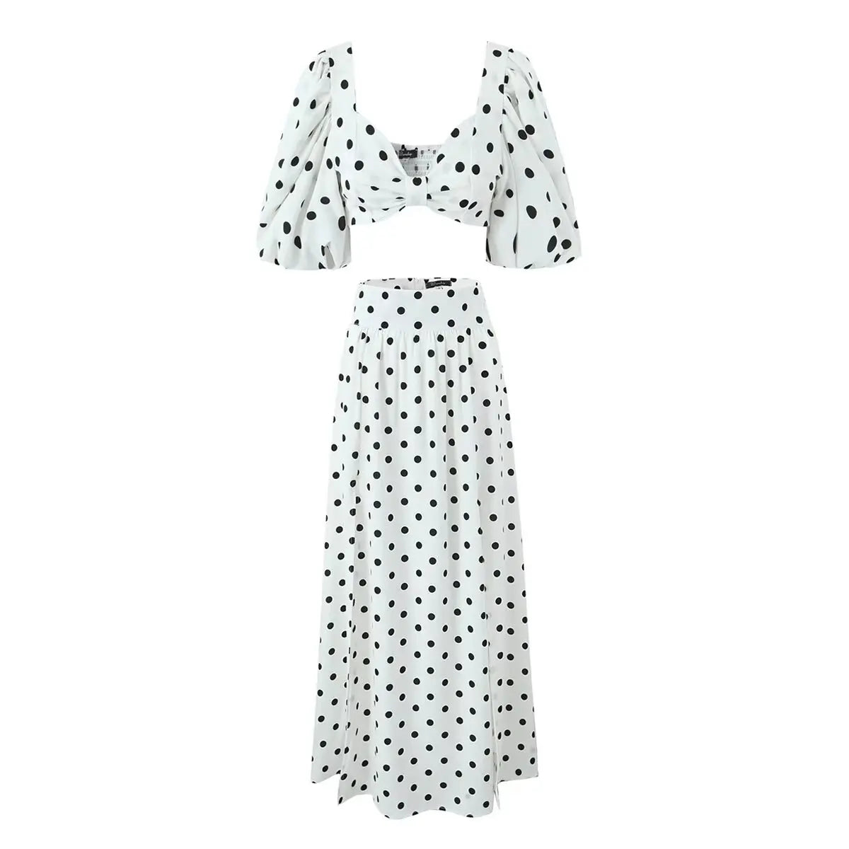 Angelica | Polka Dot Skirt Set Dresses