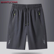 Men's Sport & Running Shorts - Lightweight Gym & Training Bottoms - Black & Gray Men Shorts