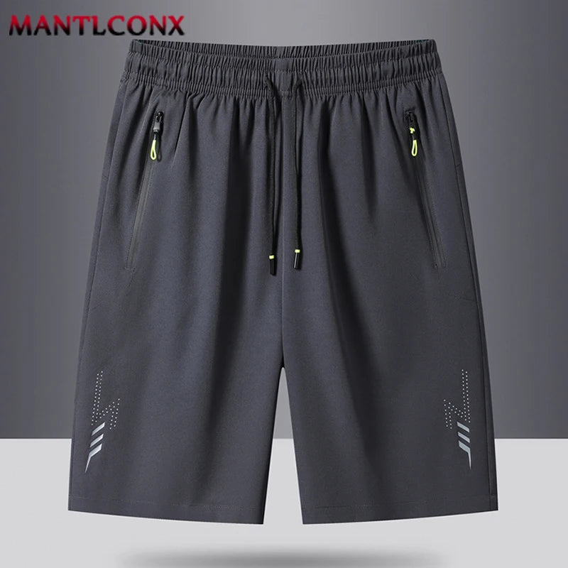Men's Sport & Running Shorts - Lightweight Gym & Training Bottoms - Black & Gray Men Shorts