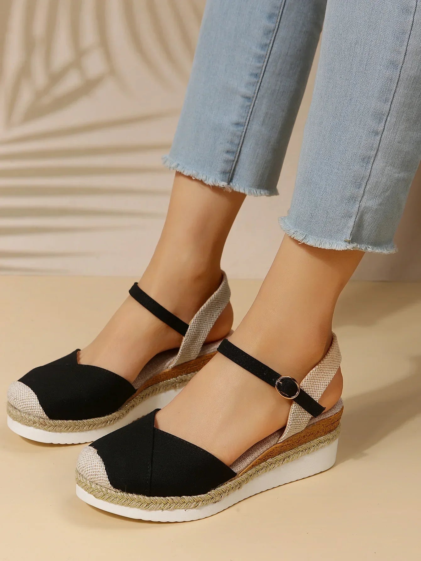 Courtney | Women's Closed Toe Wedge Sandals Shoes & Sandals
