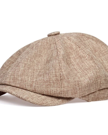 Unisex Casual Newsboy Hats beige One Size Hats
