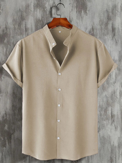 Owen™ | Casual Beach Shirt Khaki