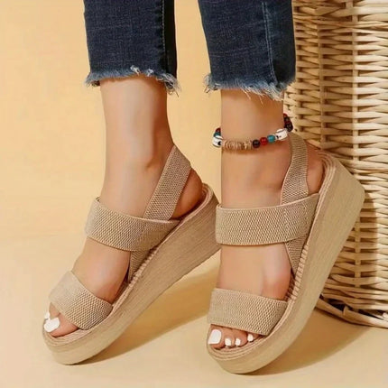 Rhea™ - Minimalist Slingback Sandals Khaki Sandals