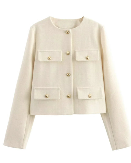 Juliette | Refined Elegance Jacket Beige Elegance Jacket