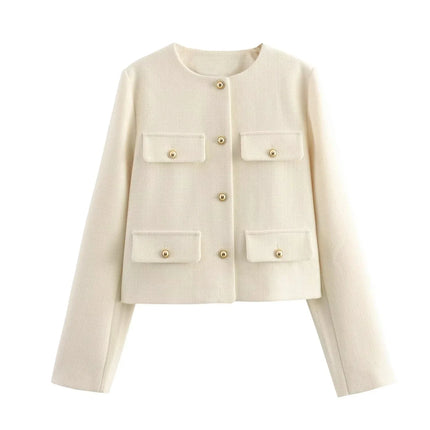 Juliette | Refined Elegance Jacket Beige Elegance Jacket