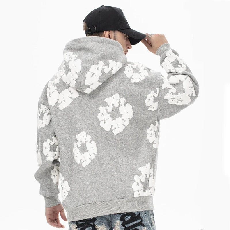 Denim Tears Men's Casual Hooded Sweatshirt Hoodie