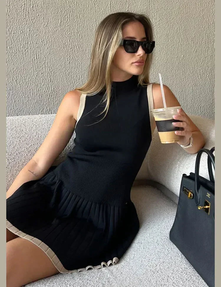 Soraya™ | Slimming Knitted Mini Dress Dresses