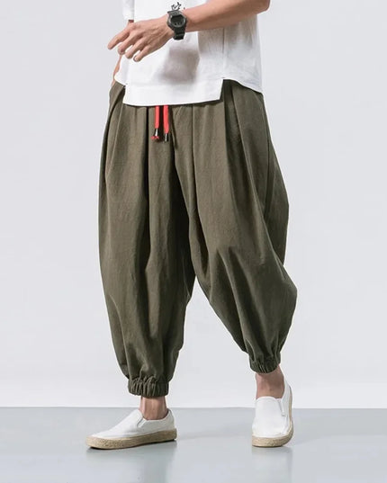 Kairo Easy Fit Tapered Pants Army Green Men Pants