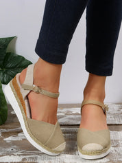 Courtney | Women's Closed Toe Wedge Sandals Shoes & Sandals