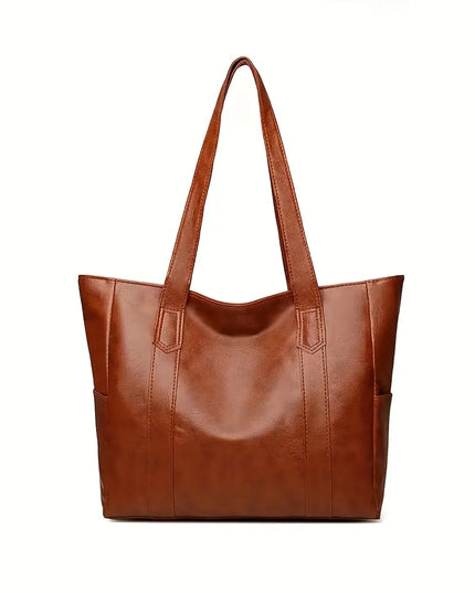 Vintage Large Capacity Vegan Tote Bag Tote Bags