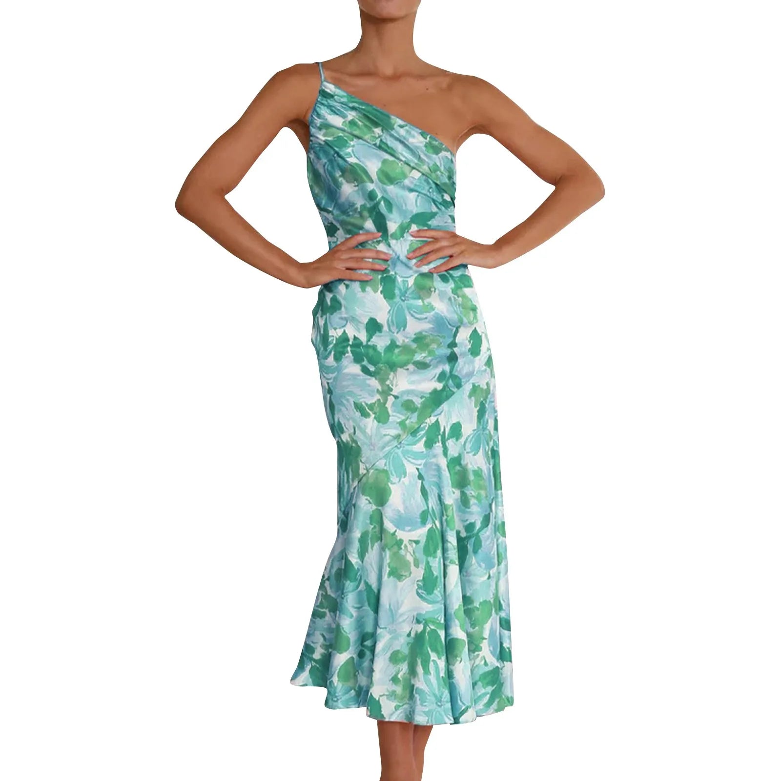 Miriam™ | Elegant Summer Dress Turquoise Dresses