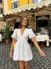 Eleanor | Puff Sleeve Dress Dress