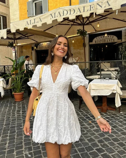 Eleanor™ | Puff Sleeve Dress Dress