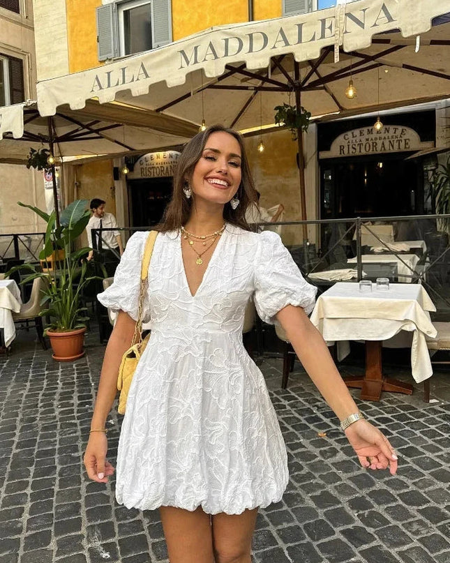 Eleanor™ | Puff Sleeve Dress Dress
