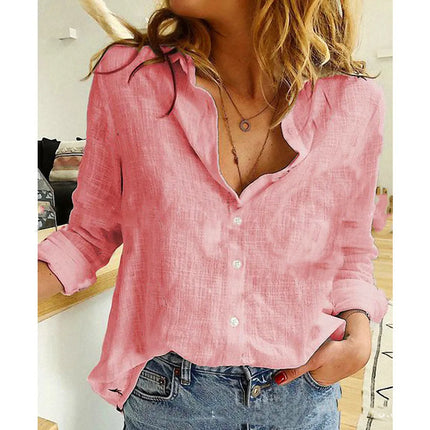 Lily | Women's Print Shirt Pink