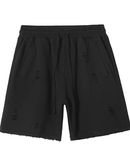Cut-Up Vintage Shorts Black Shorts