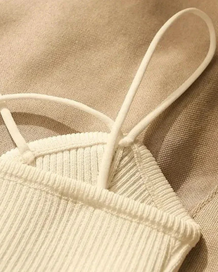 ALENA- Short Knit Top Tank Top