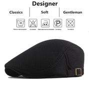 Breathable Summer Mesh Newsboy Cap Hats